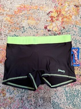 Intensity Small Adult Spandex NEW bright green and black spandex